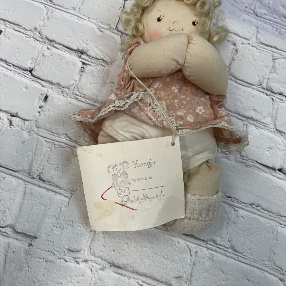 Jan Shackelford Originals 1991 Signed Blonde Hair Vintage Youngun Baby Girl Doll